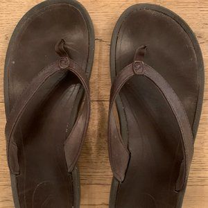 OluKai | Brown leather | Size 10